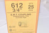 Lot of 34 NEW Regal Fittings 612 3/4'' E.M.T. Compression Type Concrete Tight Coupling