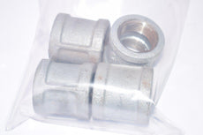 Lot of 4, 1'' Threaded Pipe Connector Fittings