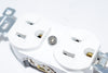 Lot of 4 Bryant 125V 15A White Receptacle Outlet Plugs