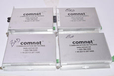 Lot of 4 Comnet Communication Networks CNFE1003 Media Convertors - For Parts
