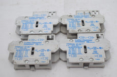 Lot of 4 Eaton Cutler Hammer C320KGS1 Auxiliary Contact Freedom Series