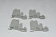 Lot of 4 NEW Allen Bradley 1492-WTS3LP Terminal Block, 3 Circuit Sensor, 2.5mm, Red LED, PNP Device, Gray