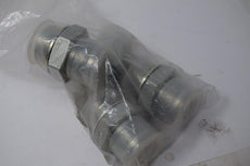 Lot of 4 NEW Brennan 7001-16-33 Straight Adapter - 1 in Male JIC 37� Flare x 33 mm Male Metric