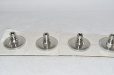 Lot of 4 NEW HIS VC-KF-50BB08FSM Size-50 Face Seal Adapter 2in 1/2in Stainless