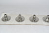 Lot of 4 NEW HIS VC-KF-50BB08FSM Size-50 Face Seal Adapter 2in 1/2in Stainless