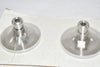 Lot of 4 NEW HIS VC-KF-50BB08FSM Size-50 Face Seal Adapter 2in 1/2in Stainless