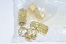 Lot of 4 NEW Parker 4--B Union Tube 1/4'' Fitting