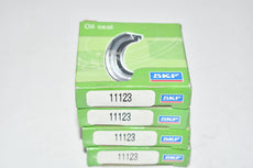 Lot of 4 NEW SKF 11123 Rotary Shaft Seal: 1 Lip w/Spring, CRW1, Nitrile, 1.125 in ID, 1.624 in OD, 0.25 in Wd