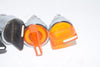 Lot of 4 Selector Switches Black & Orange Switch