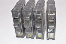 Lot of 4 Square D Circuit Breaker Switches 10 kA 120/240V 20Amp