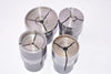 Lot of 4 Step Collets, Lathe Precision Machinist Tooling