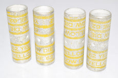 Lot of 4 T&B Thomas & Betts Yellow Die 62 Terminal Lugs, Crimps