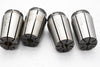 Lot of 4 TSD Universal AF Collet Holders 15/64'' 3/8'' 3/8'' 7/16''