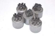 Lot of 5 Amada Strippit Wilson Punch Press Button Brushes 1'' OD x 1-1/4'' Thick