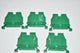 Lot of 5 NEW Allen Bradley 1492-W3-G Terminal Block Green 1492-W3