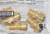 Lot of 5 NEW DynaFlo 69797 1/2'' Tube x 3/8'' Male NPT Brass Compression Connector