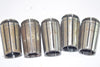 Lot of 5 TG100 Steel Machinist Collets 5/16'' Mixed Sizes, CNC