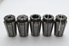 Lot of 5 TSD Universal AF Collet Holders 3/8'' 3/4'' 1/4'' 1/2'' 3/4''