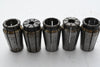 Lot of 5 TSD Universal AF Collet Holders 3/8'' 7/8'' 1'' 1/2'' 1''