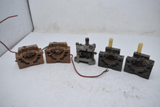 Lot of 5 Westinghouse Thermal Overload Relay Parts
