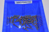 Lot of 50 NEW McMaster-Carr Sealing Flat Head Screws 100 Degree Countersink Angle, 6-32 Thread, 3/4'' L