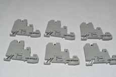 Lot of 6 NEW Allen Bradley 1492-WTS3LP Terminal Block, 3 Circuit Sensor, 2.5mm, Red LED, PNP Device, Gray