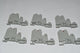 Lot of 6 NEW Allen Bradley 1492-WTS3LP Terminal Block, 3 Circuit Sensor, 2.5mm, Red LED, PNP Device, Gray