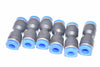 Lot of 6 NEW CYKJ Pneumatic Plastic Tube Connector Fittings