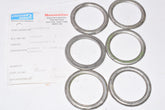 Lot of 6 NEW Masoneilan Valve & Controls - Dresser Part: 009191993779 Gasket TT Iron Clad Grafoil