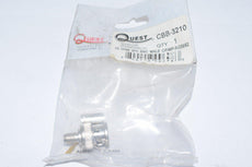 Lot of 6 NEW Quest CBB-3210 Connector, 75 Ohms, Straight, RG59/62, BNC, Male