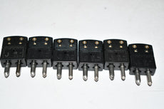 Lot of 6 OMEGA J-Type Thermocouple Connector Plug receptacle