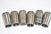 Lot of 6 TG100 Collets, Spring Collets, 0.480 - 11/32'' CNC, Machinist Tooling