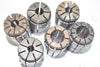 Lot of 6 TG100 Collets, Spring Collets, 7/16'' - 13/32'' CNC, Machinist Tooling