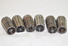 Lot of 6 TG100 Collets, Spring Collets, 7/16'' - 13/32'' CNC, Machinist Tooling