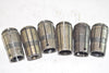 Lot of 6 TG100 Collets, Spring Collets, 9/16'' - VDF 10 CNC, Machinist Tooling