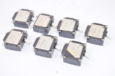 Lot of 7 Eaton Heinemann Electric JA1-A8-A Circuit Breaker Switch 1.5Amp 250V 50/60Hz, 25100001-001 On/Off