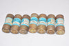 Lot of 7 GE General Electric GF8B40 Class J CLF Fuses 40 AMPS 600 VAC