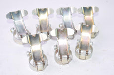 Lot of 7 Part: SD Zinc Plated Adjustable Pipe Clamp