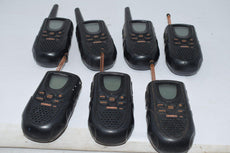 Lot of 7 PARTS Uniden Walkie Talkies