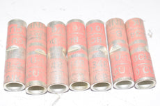 Lot of 7 PUC Penn-Union BCU-1/0 Pink Terminal Lugs, Compression Lugs