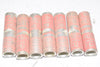 Lot of 7 PUC Penn-Union BCU-1/0 Pink Terminal Lugs, Compression Lugs