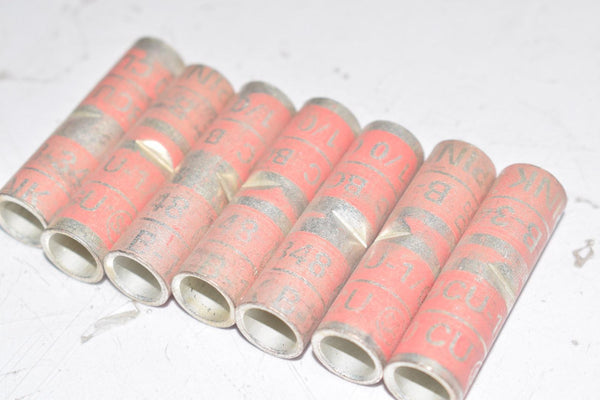 Lot of 7 PUC Penn-Union BCU-1/0 Pink Terminal Lugs, Compression Lugs ...