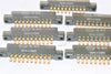 LOT OF 7 Vishay Dale EB7S-A10GFX Connectors