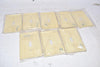 Lot of 8 NEW General Electric GE 48IC778 Vintage 1975 Receptacle Covers 5'' OAL x 3-1/4'' W