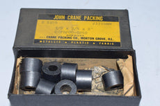 Lot of 8 NEW John Crane 172DMN 08-0252 Packing Seals 3/8'' x 3/4'' x 2'' Graphite