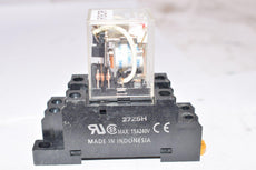 Lot of 8 Omron IEC255 Electromagnetic Power Relay W/ Allen Bradley 27Z5H Socket Bases