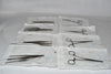 Lot of 8 Packs of Stainless Tweezers Scissors Forceps