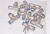 Lot of 9 NEW Applied Insta-Lok Male Branch Tee Swivel Fittings, 1/4'' x 1/4'', 31862