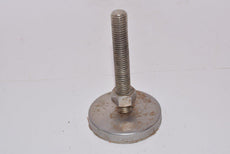 Machine Leveling Foot Mount Metal, Stainless 5-1/4'' OAL