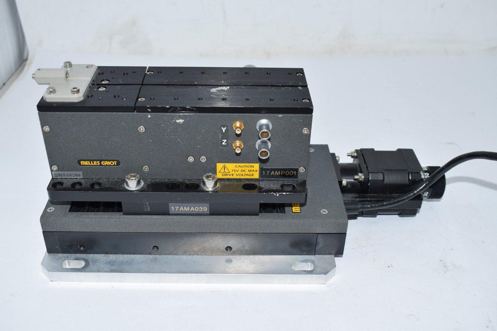 Melles Griot 17AMP001 17AMA039 Positioner Motorized Linear Stage Stepper Motor